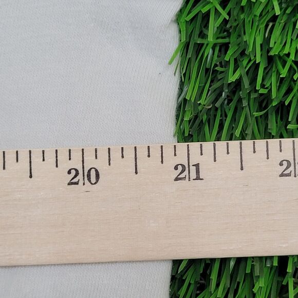 Vintage 80s Military Jet Shirt Large 21x27 White - Picture 4 of 13